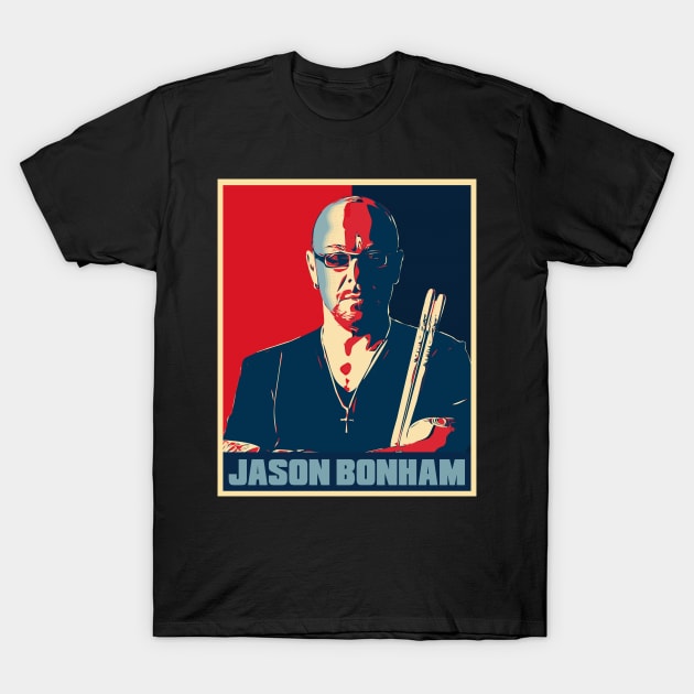 Jason Bonham Poster Hope Art T-Shirt by Odd Even